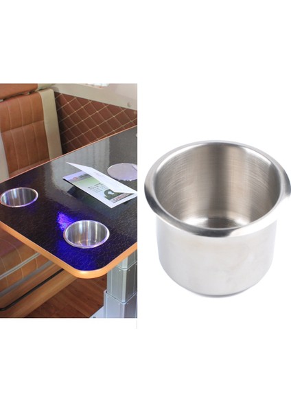 2 Adet Deniz Teknesi Yat Karavan Gömme Bardak Içecek Kutusu Tutucu Paslanmaz Çelik Damla Bardak Tutucu (Yurt Dışından) modelleri