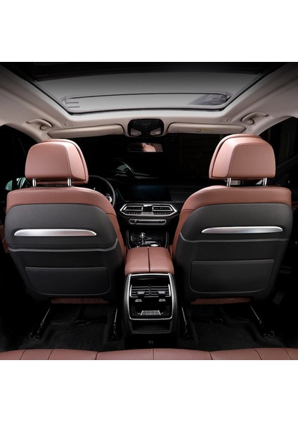 Bmw X5 X6 X7 G05 G06 G07 6gt 2018-2022 Iç Mekan Aksesuarları Için Krom Gümüş Koltuk Arkası Döşeme Dekorasyon Şeritleri (Yurt Dışından) modelleri