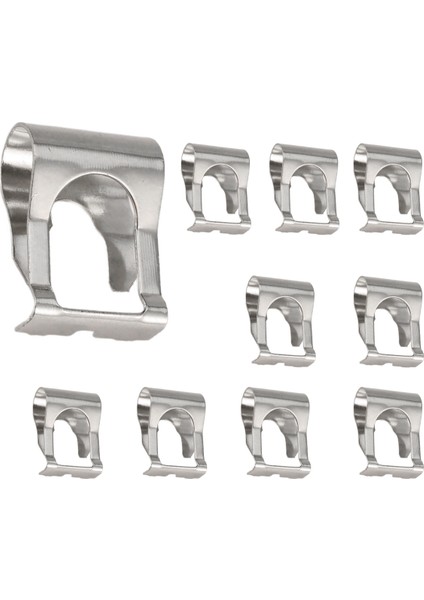 10 Adet Ön Cam Silecek Motoru Bağlantısı Taşınabilir Dayanıklı Çubuk Kol Bağlantı Mekanizması Onarım Klipsi Sabitleme Kiti 269617 (Yurt Dışından)