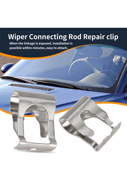 10 Adet Ön Cam Silecek Motoru Bağlantısı Taşınabilir Dayanıklı Çubuk Kol Bağlantı Mekanizması Onarım Klipsi Sabitleme Kiti 269617 (Yurt Dışından) indirimleri