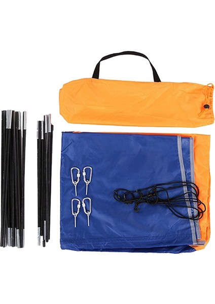 3 Kişilik Şişme Bot Tente, Kayak Tente, Gölgelik Çadır, Balıkçı Teknesi, Yağmur Geçirmez Tente ve Çift Delikli Mat (Yurt Dışından)