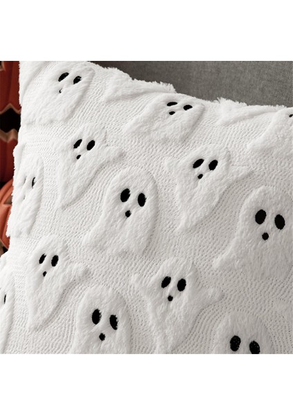 Cadılar Bayramı Hayalet Yastık 2 Adet Yumuşak Peluş Suni Kürk Dekoratif Yastık Kılıfları Kanepe Yatak Cadılar Bayramı Dekorasyonu Için (Yurt Dışından) fırsatları