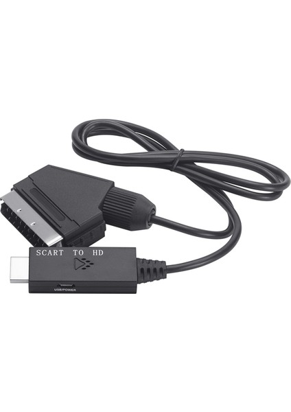 Hd 1080P Scart - HDMI Uyumlu Adaptör Scart Erkek - Hd Dişi Ses Video Dönüştürücü Adaptör Hdtv/dvd/pc Için 1m (Yurt Dışından) fiyatları