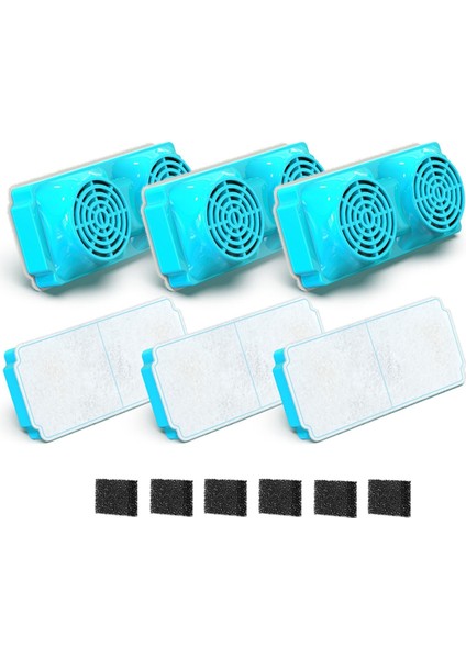 108OZ/3.2L Kablosuz Kedi Çeşmesi Için Kedi Su Çeşmesi Filtresi Paslanmaz Çelik Evcil Hayvan Çeşmesi Için Yedek Filtreler 12 Adet (Yurt Dışından)