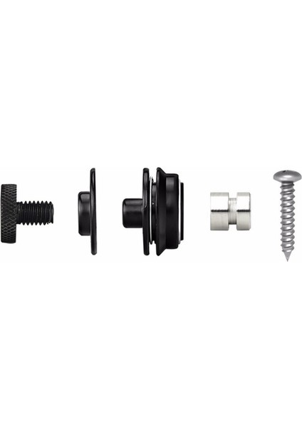 Adet Gitar, Çivili Kuyruklu Çivili Elektro Gitar Kaymaz Büyük Gitar Aksesuarları, Kilitli, Siyah (Yurt Dışından) fırsatları