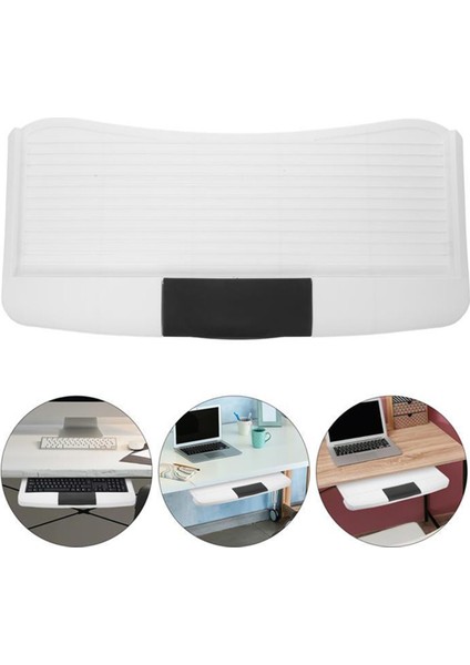 Klavye Tepsisi Masa Altı Klavye Standı Sürgülü Çekmece Bilgisayar Klavyeleri Çekmecesi Çok Amaçlı Çekmece Siyah (Yurt Dışından) fırsatları