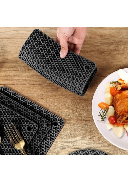 Silikon Isı Yalıtım Pedi Isıya Dayanıklı Tencere Altlığı Çok Işlevli Kaymaz Sıcak Ped Mutfak Tencere Altlığı Için Uygun (Yurt Dışından) fırsatları