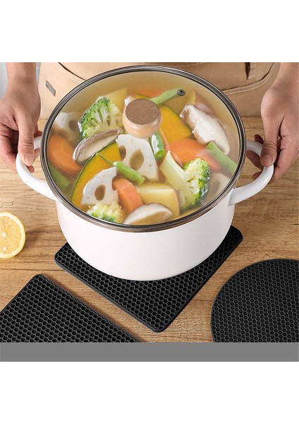 Silikon Isı Yalıtım Pedi Isıya Dayanıklı Tencere Altlığı Çok Işlevli Kaymaz Sıcak Ped Mutfak Tencere Altlığı Için Uygun (Yurt Dışından) indirimleri