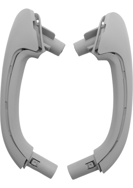 Mercedes Benz W203 C-Serisi C230 C240 ​​C280 C350 C320 03-07 Ön Sol ve Sağ Iç Kapı Çekme Kolları Gri (Yurt Dışından)