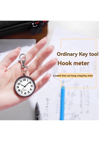 Hemşireler, Doktorlar ve Mavi+Beyaz Için Anahtar Tokalı Asılı Dijital Saatli Cep Saati Kuvars Klipsli Cep Saati (Yurt Dışından) modelleri