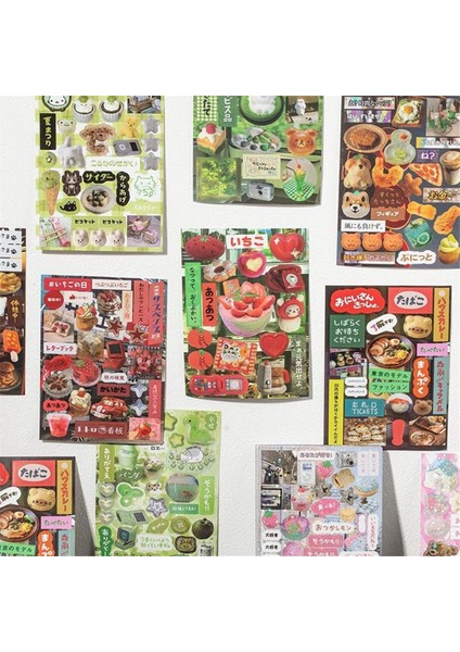 Japon Manga Tarzı Çıkartma Kitabı Romantik Anı Serisi, 45 Sayfa Kuşe Kağıt Koleksiyonu A (Yurt Dışından) indirimleri