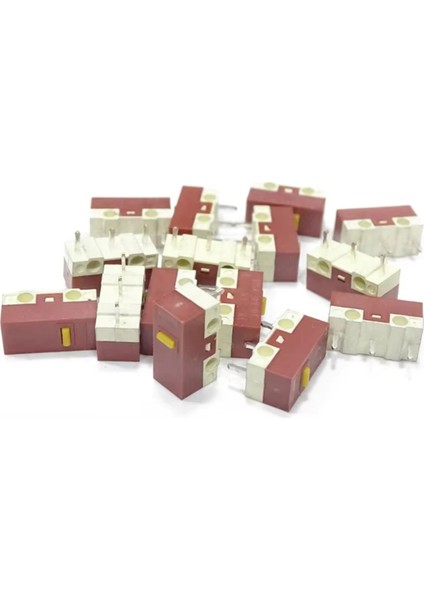 Huano Fare Mikro Anahtarı 3 Pin 20M Tıklamalı Fareler Için 10 Adet Mikro Sessiz Düğmeli Mikro Anahtar Seti Sarı Nokta (Yurt Dışından) fiyatları