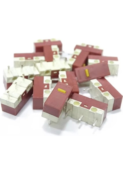 Huano Fare Mikro Anahtarı 3 Pin 20M Tıklamalı Fareler Için 10 Adet Mikro Sessiz Düğmeli Mikro Anahtar Seti Sarı Nokta (Yurt Dışından) fırsatları