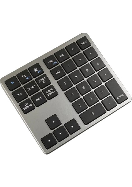 2.4g Kablosuz Bluetooth Sayısal Tuş Takımı 35 Tuş Uzaktan Bağlantı Dizüstü Bilgisayar Için Sayısal Tuş Takımı Pencere Dijital Klavye A (Yurt Dışından)