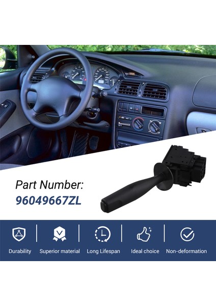 Peugeot 406 406 Restylıng Citroen Zx Araç Direksiyon Stok Anahtarı Göstergesi 96049667ZL (Yurt Dışından) fırsatları