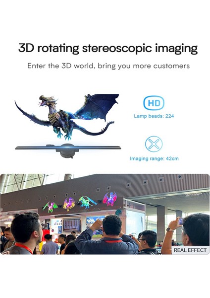 Wifi 3D Hologram Fan Projektörü 2000X224 Çözünürlük 224 LED Boncuk Sınırsız Görüntüler Ticari Reklamcılık Için Abd Fişi (Yurt Dışından) fiyatları