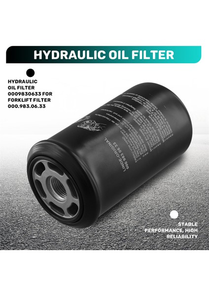 Linde Forklift Filtresi 000.983.06.33 Için Hidrolik Yağ Filtresi 0009830633 (Yurt Dışından) fırsatları