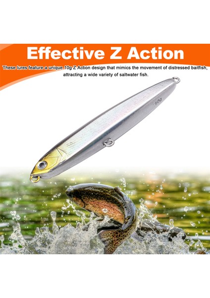 10 Adet Yüzen Kalem Deniz Balıkçılığı Yemleri 10G Z Action Yapay Sert Yem Wobbler Tuzlu Su Yemi (Yurt Dışından) fırsatları