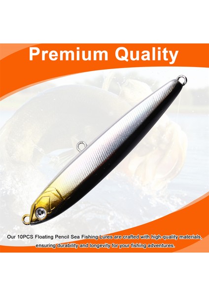 10 Adet Yüzen Kalem Deniz Balıkçılığı Yemleri 10G Z Action Yapay Sert Yem Wobbler Tuzlu Su Yemi (Yurt Dışından) indirimleri