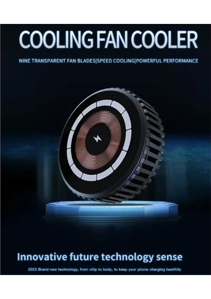 Magsafe iPhone 16, 15, 14, 13, 12 Pro Max Cep Telefonu Radyatör Soğutucusu Için Manyetik Kablosuz Şarj Cihazı Telefon Soğutma Fanı (Yurt Dışından) modelleri