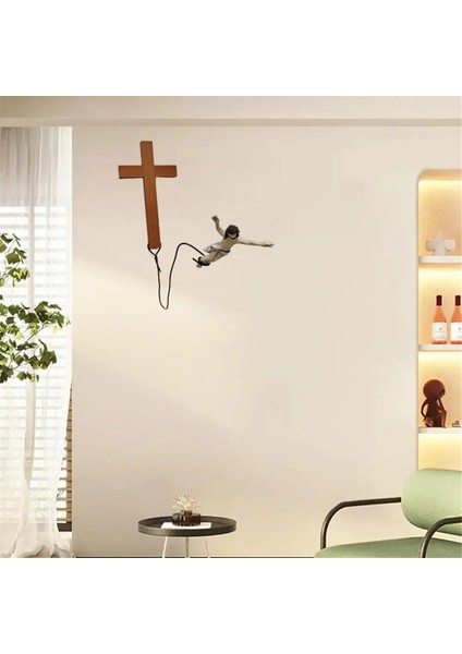 Isa Bungee Duvarı Haç Dekorasyonu Ev Ofisi Kilise Duvar Askısı Zıplayan Haç Christsavior Festivali Hediyesi Ev (Yurt Dışından) fiyatları