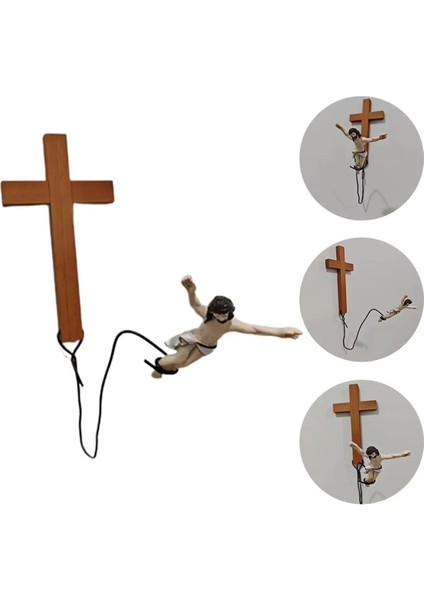 Isa Bungee Duvarı Haç Dekorasyonu Ev Ofisi Kilise Duvar Askısı Zıplayan Haç Christsavior Festivali Hediyesi Ev (Yurt Dışından) fırsatları