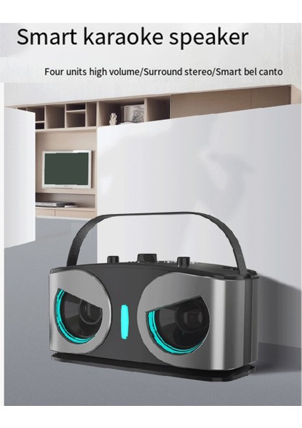 SD306PLUS Owl Bluetooth Hoparlör Güçlü Taşınabilir Çift Mikrofonlu Hıfı Ses Karaoke ve Açık Hava Partileri Için Ideal (Yurt Dışından) fiyatları