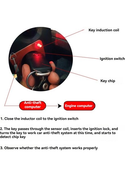Araba Anahtarı Ecu Test Bobini Kontrol Cihazı Otomatik Kilit Muayene Döngüsü Otomotiv Indüksiyon Algılama Kartı Tanı Onarım Aracı 2 Adet (Yurt Dışından) modelleri