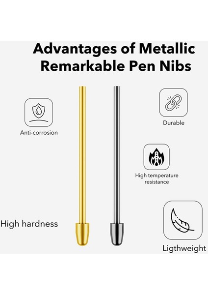Remarkable 2 Için Metal Uçlar/uçlar Yedek Uçlar, Marker 1/2 Stylus Marker Pen Plus Için Remarkable Kalem Uçları (Yurt Dışından) indirimleri