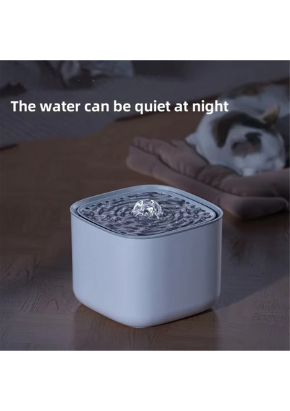 Kedi Su Çeşmesi Sessiz Büyük Kapasiteli Evcil Hayvan Su Içme Kapları Dağıtıcı Elektrikli Otomatik Devridaim Çıkarılabilir (Yurt Dışından) modelleri