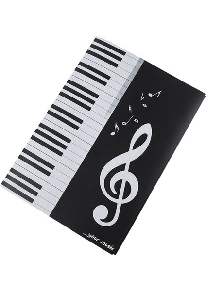 Sayfa Genişletilebilir A4 Müzik Dosyası 6 Cepli Müzik Saklama Sayfası Büyük Piyano Notaları Klasörü Nota Klipsi (Yurt Dışından)