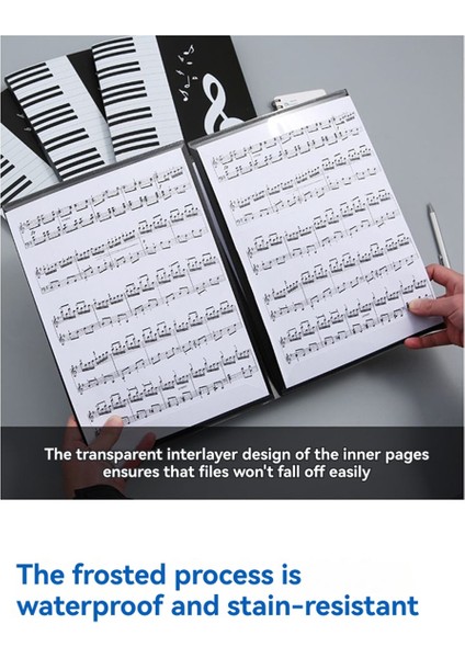 Sayfa Genişletilebilir A4 Müzik Dosyası 6 Cepli Müzik Saklama Sayfası Büyük Piyano Notaları Klasörü Nota Klipsi (Yurt Dışından) fırsatları