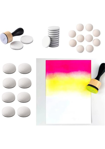 Mini Mürekkep Karıştırma Araçları Değiştirilebilir Yuvarlak Köpükler Dıy Scrapbooking Mürekkepleri Boya Kağıt El Sanatları Kart Yapımı Için Yedekler (Yurt Dışından) modelleri