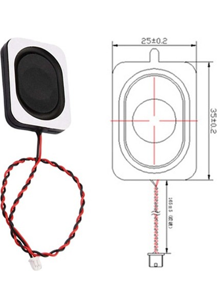 Adet 4 Ohm 3W Kare Küçük Kavite Dizüstü Bilgisayar Hoparlörü 3525 Ultra Ince Kutu Hoparlör (Yurt Dışından) indirimleri