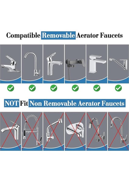 Bulaşık Makinesi Bağlantı Adaptörleri, Lavabo Musluğu Için Musluk Adaptörü 15/16 Inç-27 Inç Veya 55/64 Inç-27 Inç x 3/4 Inç Ghtm (Yurt Dışından) indirimleri