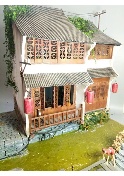 Kendin Yap Mini Model Demiryolu Peri Bahçesi Mimarisi Için Gerçekçi Minyatür Asma Simülasyonu Asması (Yurt Dışından) modelleri