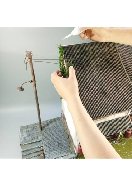 Kendin Yap Mini Model Demiryolu Peri Bahçesi Mimarisi Için Gerçekçi Minyatür Asma Simülasyonu Asması (Yurt Dışından) fırsatları