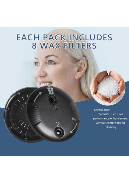 Cerushield Disk V2.0 098-0445 Phonak, Aids Kulak Kiri Koruyucu Filtreler Işitme Cihazı Filtreleri 5'li Paket/40 Adet (Yurt Dışından) indirimleri