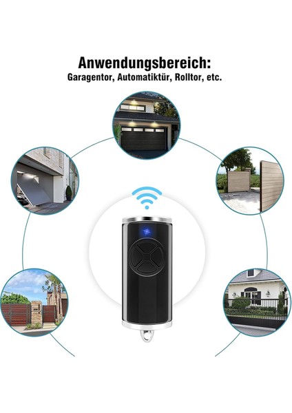 868MHZ Garaj Kapısı Açacağı, Hormann El Tipi Verici HSE-4-868-BS Için 2'li Yedek Garaj Kapısı Açacağı (Yurt Dışından) modelleri
