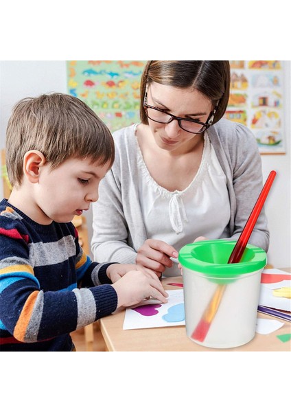 16 Adet Kalem Yıkama Kabı Boya Kabı Şeffaf Boya Kalemi Fırça Boyama Kapları Şeffaf Kaplar Boya Kalemi Sanat Dersi Boyama Temiz Kap (Yurt Dışından) fiyatları