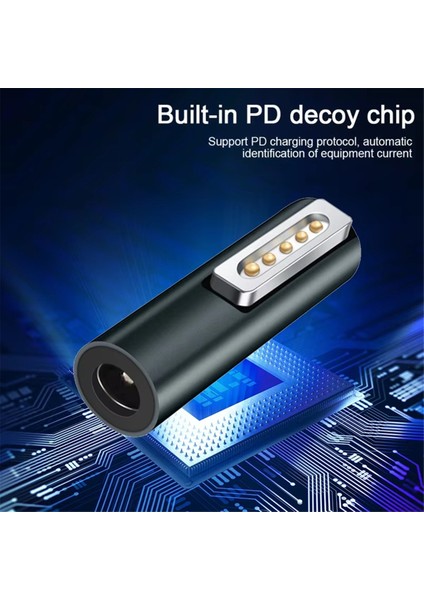 DC5521 Manyetik USB Pd Adaptörü Apple Macbook Air/pro Hızlı Şarj Dönüştürücü Konnektörü Magsafe 2 (Yurt Dışından) modelleri