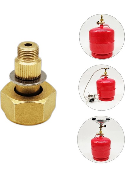 Lpg Gaz Tüpü Bağlantısı Alüminyum Alaşımlı Gazlı Fırın Dönüşümü Başlığı Kamp Sobası Aksesuarları (Yurt Dışından) fırsatları