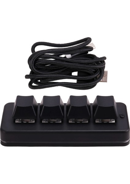 MK424BT 4 Tuşlu Mini Özelleştirilmiş Klavye Mekanik Mavi Anahtarlı Bluetooth+Usb Bağlantılı Ofis Oyun Multimedya A (Yurt Dışından) modelleri