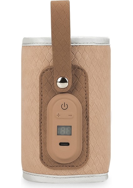 Bebek Biberon Isıtıcı Çantası USB ile Çalışan Isıtıcı Yalıtımlı Isıtma Çantası Seyahat Tipi Taşınabilir Araç Içi Isıtıcı Sıcak Süt Termostatı Pembe (Yurt Dışından)
