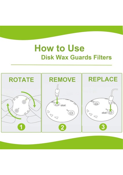 Phonak ve Unitron Işitme Cihazları Için Disk Kir Koruyucu Filtre, Cerushild Işitme Cihazı Malzemeleri Temizleme Kiti 3'lü Paket (Yurt Dışından) fırsatları
