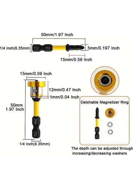 Adet 50MM Konumlandırma Tornavida Ucu S2 Alçıpan Vidası Alçıpan Alçıpan Vidası Araçları (Yurt Dışından) indirimleri