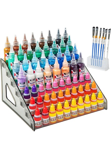Akrilik Boya Düzenleyici (7 Katmanlı), Boya Fırçası Tutucu (26 Yuva), Boya Şişesi Düzenleyici, Alkol Mürekkepleri ve Gıda Boyası Için (Yurt Dışından) fiyatları