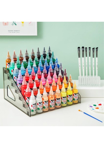 Akrilik Boya Düzenleyici (7 Katmanlı), Boya Fırçası Tutucu (26 Yuva), Boya Şişesi Düzenleyici, Alkol Mürekkepleri ve Gıda Boyası Için (Yurt Dışından) modelleri
