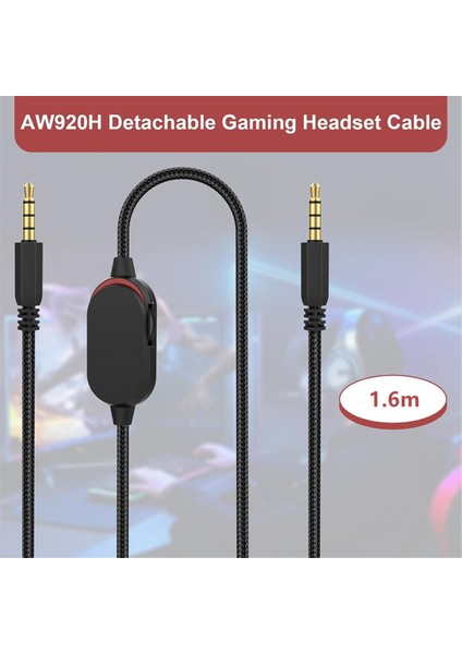 Alienware AW310H AW510H 920 Kulaklık Uzatma Kablosu Için Yedek Kulaklık Kablosu Ses Kablosu (Yurt Dışından) fırsatları