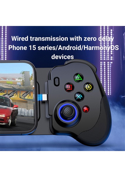 N01 Kablolu Germe Kontrol Cihazı Tip C Android I15 Mobil Yayın Bilgisayarı Bulut Oyun Kumandası Sıfır Gecikmeli Joystick Beyaz (Yurt Dışından) fırsatları